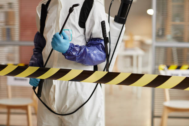 Professional Biohazard Cleanup technician working in Reisterstown, MD